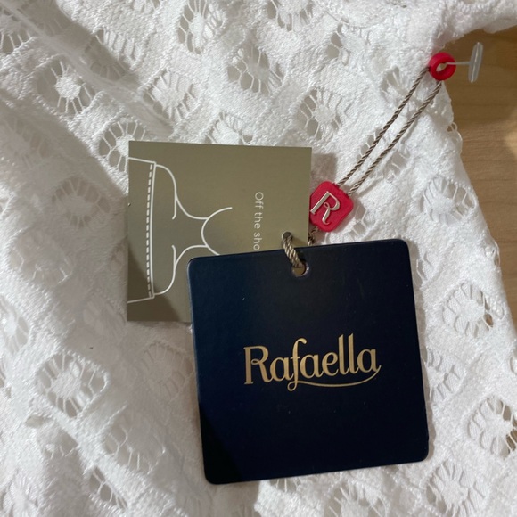 Rafaella White Eyelet Lace Dress 2X (FV) - Picture 8 of 12